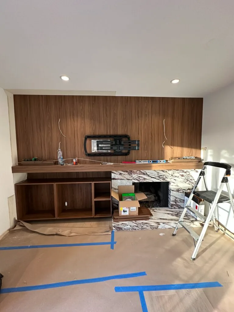Room addition project by Happy Homes Construction